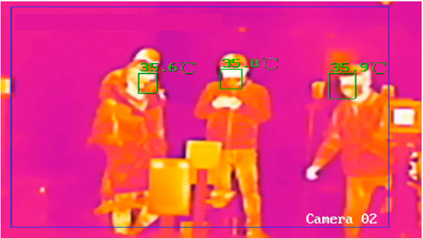 Avoira fever detection thermal image